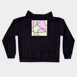 Pastel Abstract Design Kids Hoodie